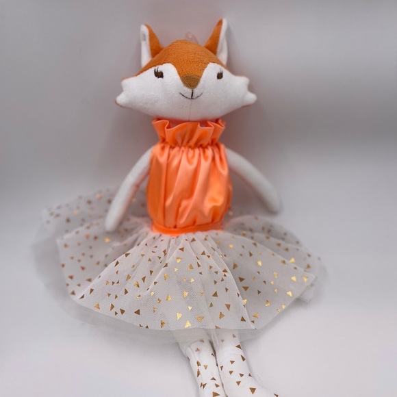 Adorable Hand Made Ballerina Fox Plush Doll - Picture 1 of 5